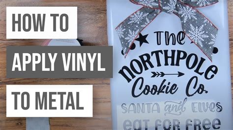 how to use vinyl on metal